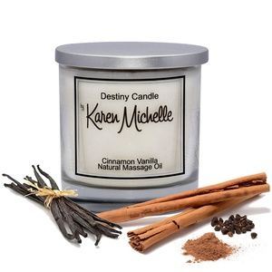 Cinnamon Vanilla Destiny Candle by Karen Michelle